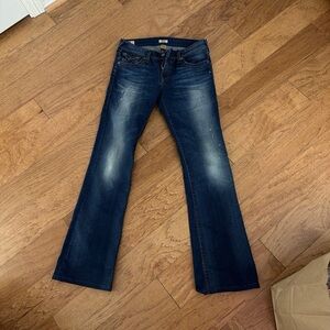 True Religion Dark Blue Flare Jeans